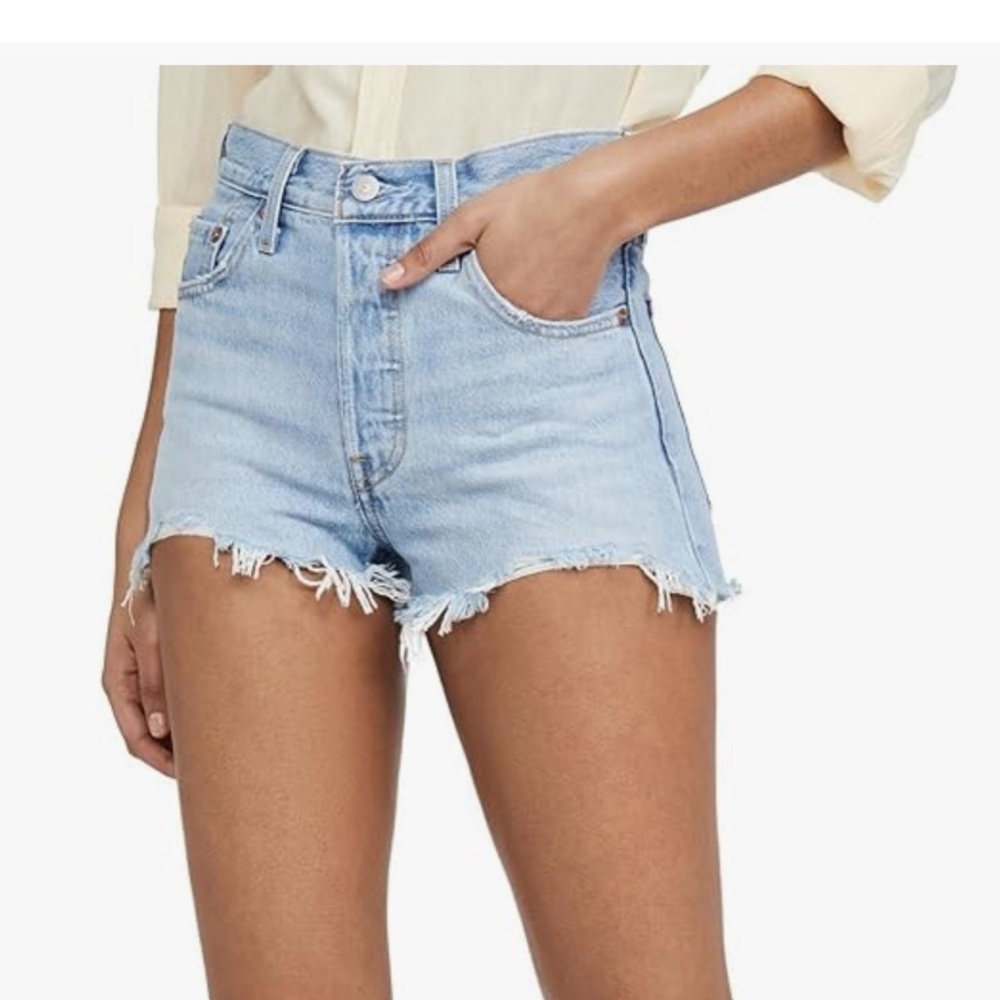Levi’s premium original 501 shorts in Luxor Heat